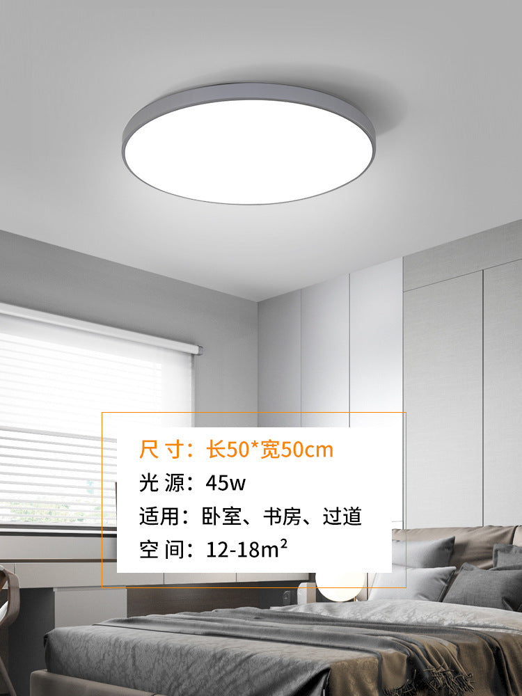 2025 new minimalist style living room hall main light Zhongshan home improvement lighting ultra-thin bedroom advanced ceiling light
