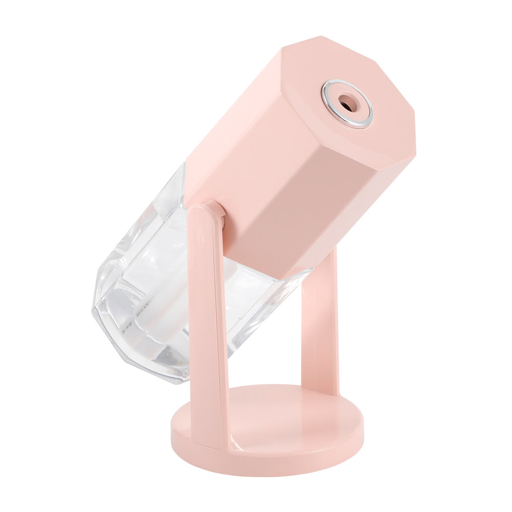2024 car humidifier, usb rechargeable, 7-color nebulizing mist maker, 2nd generation oscillating air humidifier, multifunctional and silent