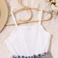 cute girl jumpsuit suspender pit denim printingsuit wholesale one piece drop shipping