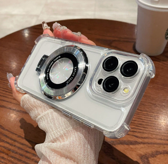 Airbag anti-fall 11 suitable for iphone 17 mobile phone case 16 magnetic holder apple 15 protective cover 14 airbag anti-fall