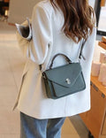 Togo pattern cowhide small square bag for women 2023new arrival women's genuine leather bag work clothingcasualeasiest for match shoulder crossbody bag