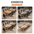 Saint li conference table long table modern casual size small conference room reception negotiation table bench training table and chair combination