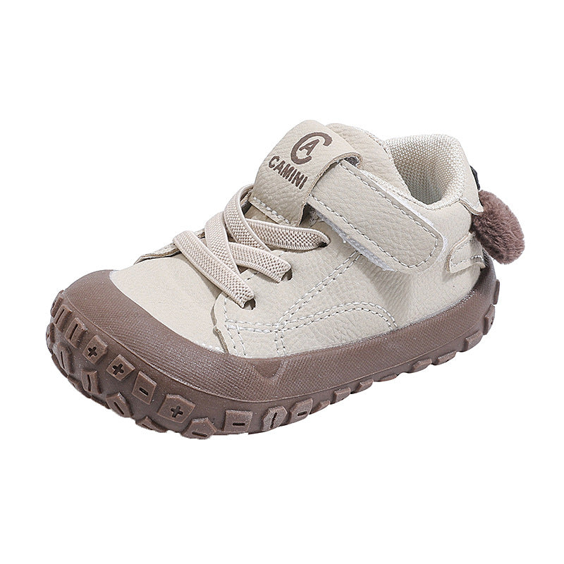 Spring autumnew arrivalkorean edition baby casualplaid toddler shoes baby anti-kick soft bottom shoes 1-3 years old