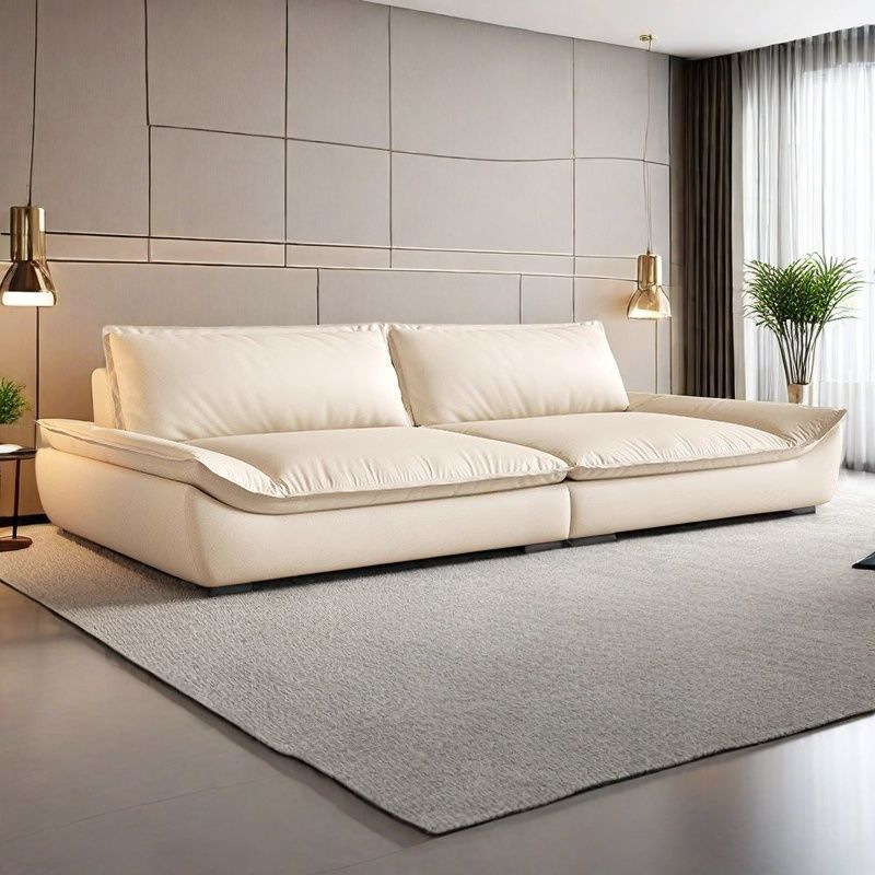 Sailboat leather sofa leather art living room sofa small apartment accessible luxury large accessible luxury modern simple italian cat claw double