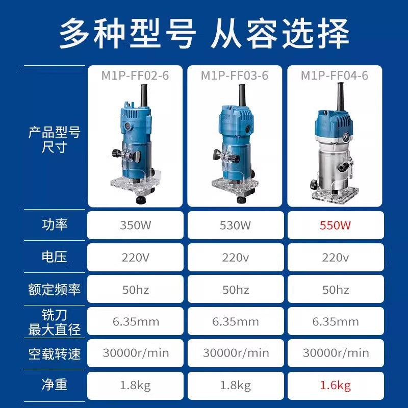 Dongcheng edge trimming machine multi-function hole opener engraving dongcheng gong flip aluminum plastic plate slotting woodworking seam tool