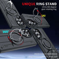 Suitable for samsung s26ultra lingsheng cross-border mecha mobile phone case a56 rotating magnetic bracket anti-fall protective cover