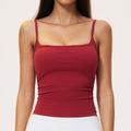 brushed yoga vest thin shoulder strap silm beauty back tops pilates yoga fitness sports vest 9666