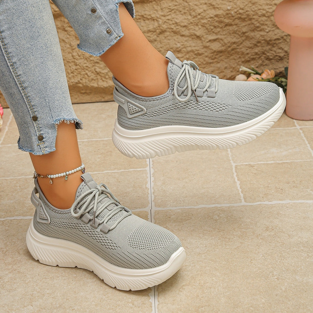 Exportfall and winternew arrivalfly woven mesh breathable thick solefleece-linedthickened cotton shoes work clothingcasual walking dad shoes for women