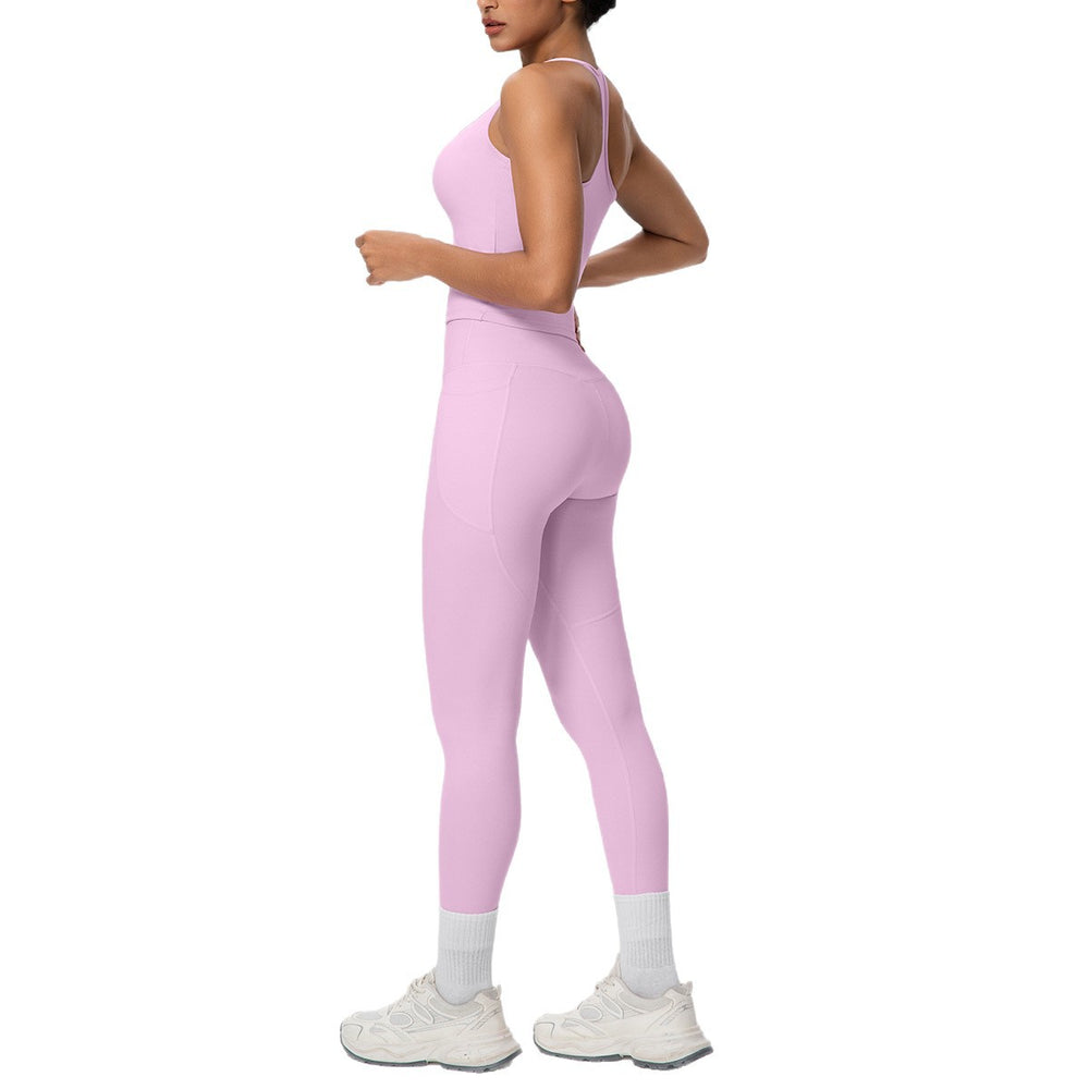 new arrival quick-drying beautiful back yoga clothes cloud-like silm hip-lifting sports suit outdoor casual running fitness clothes