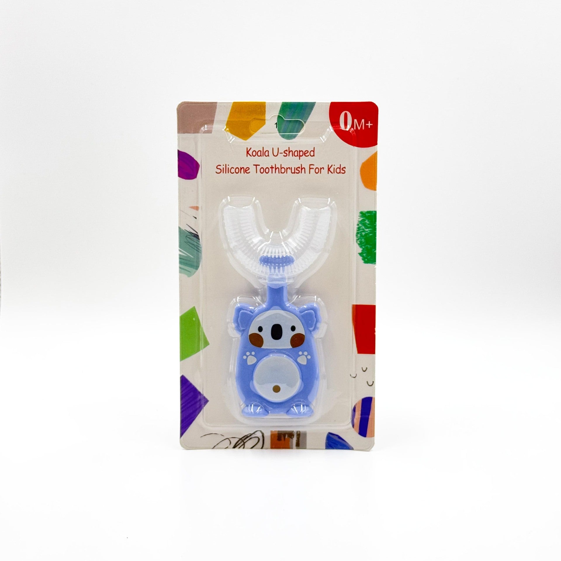 English card new manual children's U-shaped toothbrush silicone toothbrush baby mouth type oral cleaning manual U-shaped