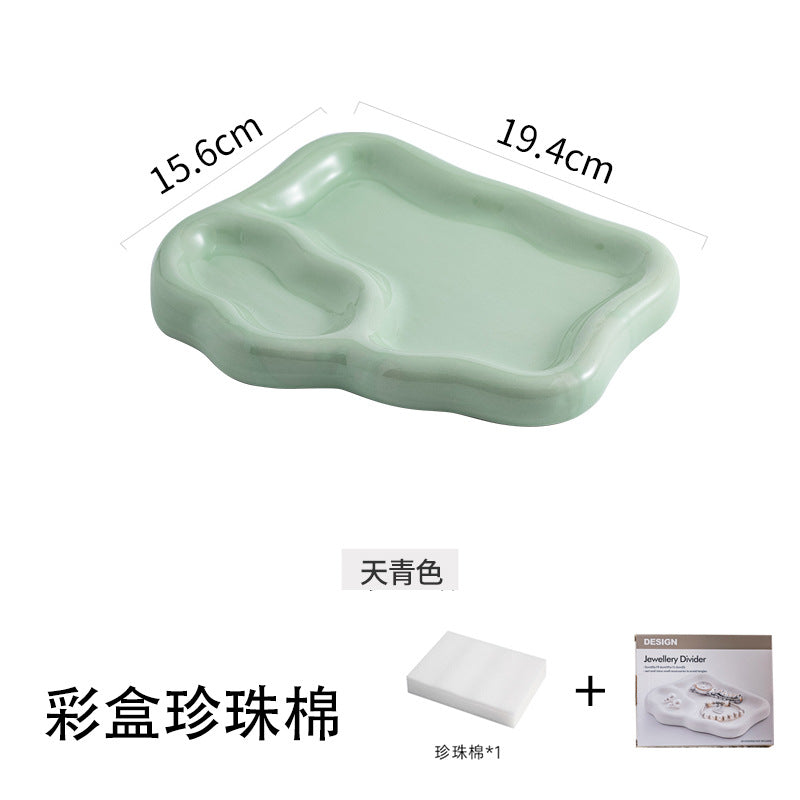 Insaccessible luxury desktop jewelry storage display tray popular photo props good-looking stylish tray storage tray