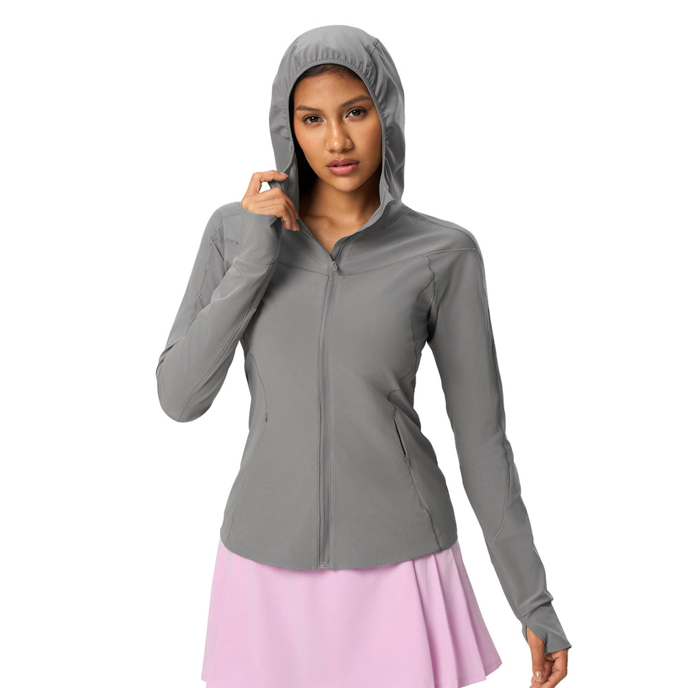 Spring and summer new arrival outdoor sunshade ice-like sun protection clothing for women upf50+ anti-ultraviolet light and quick-drying outweard25011