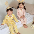 Kids stand collar pajamas fall and winter pure cottonlong sleeves baby home clothes boys and girls new arrivalautumseparatessuit