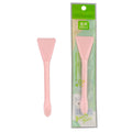 Zhiwei beauty salon diy facial mask brush with scoop silicone brush double-ended dual-purpose spa care tool for applying mud mask