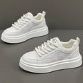 Men's spring breathable 2025 new thin casual white sneakers trendy korean style versatile men's athletic skate shoes