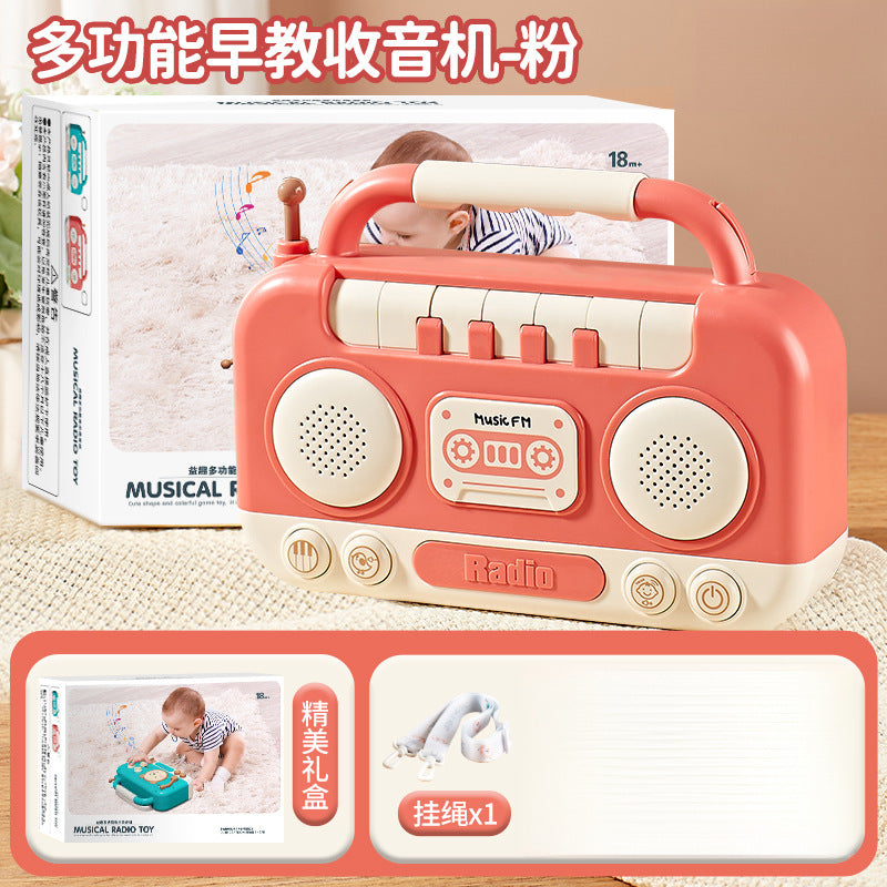 Yiqu electronic keyboard recorder children's multifunctional early education radio infant learning machine toy birthday gift