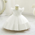 Ready-to-ship wholesale children's dresses, airplane sleeve princess dresses for baby girls, perfect for first birthday parties, dance recitals, and evening events. includes tutu skirts
