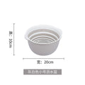 Double-layer sink drain basket six-piece set kitchen living room for home fruit washing plate casual plastic rice washing basket