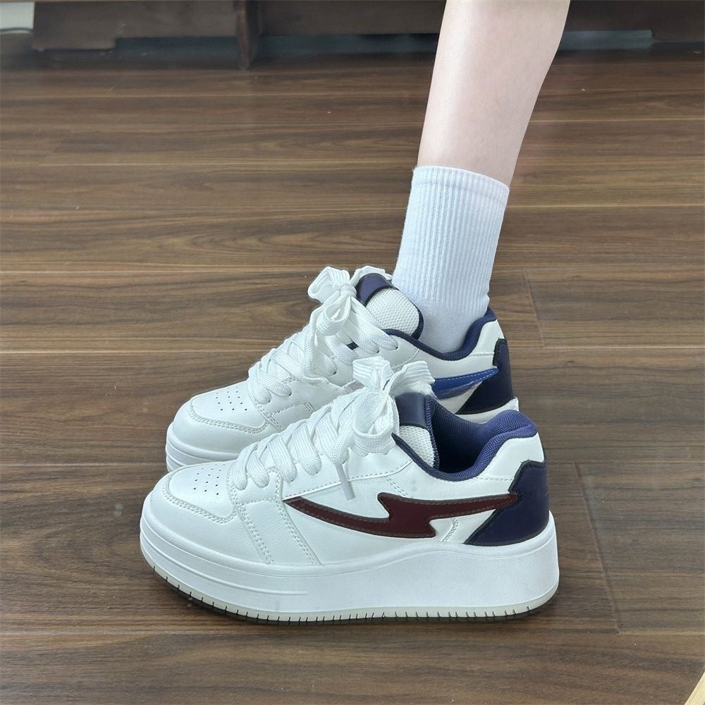 Vintage niche breadboard sneakers women's ins trendy 2026 autumn new student white shoes versatile athletic casual shoes
