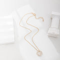 Four-leaf clover necklace wholesale new cross-border alloy jewelry niche high-end diamond-encrusted necklace pendant women's clavicle chain