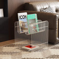 Same-day delivery of metal line coffee table, bedside table, storage bookshelf, small table, floor-standing wall-mounted storage rack, sofa side table
