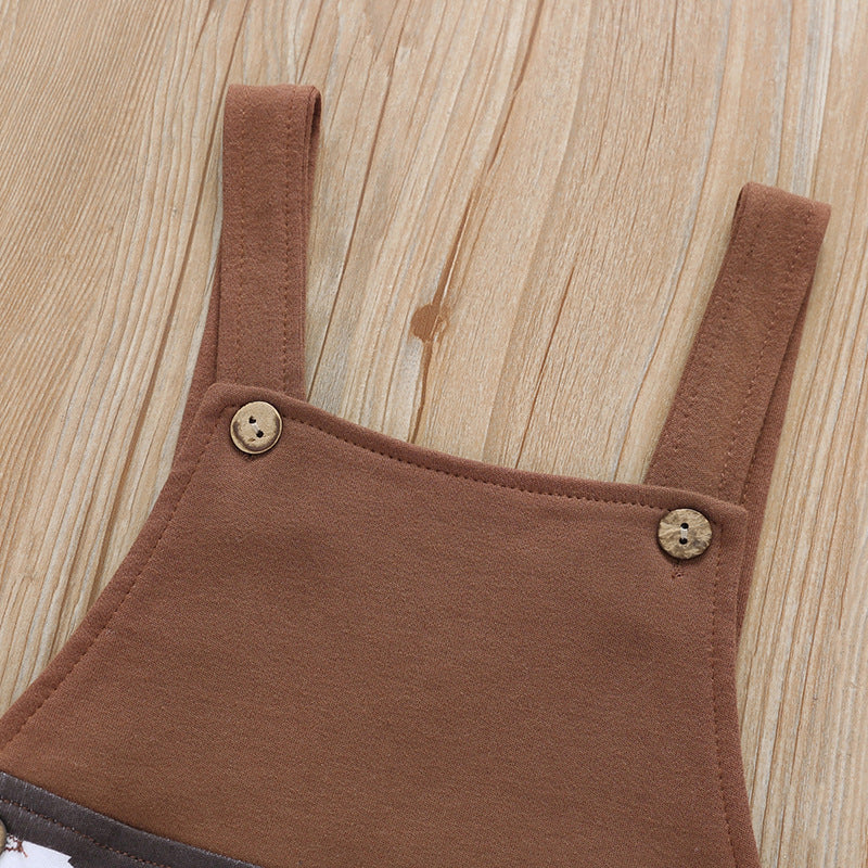 Exportsummerfashion baby boy dick denim sleeveless jumpsuit suit romper one piece dropshipping