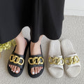 Popular thick sole slippers for women summeroutwearfashiontrendycasualflatsnon-slip soft bottom slippers for women