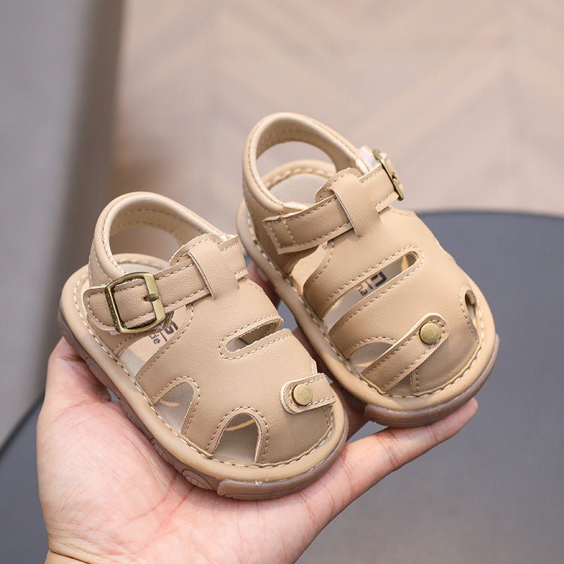 summer new arrivals: baby & toddler squeaky shoes - sizes 0-1-2 years, boys & girls, first walker sandals, cartoon soft sole baby shoes