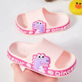 2022 summer new arrivals: kids' cartoon dinosaur flip-flops - soft sole, non-slip sandals for toddlers and young children, perfect for outdoor wear