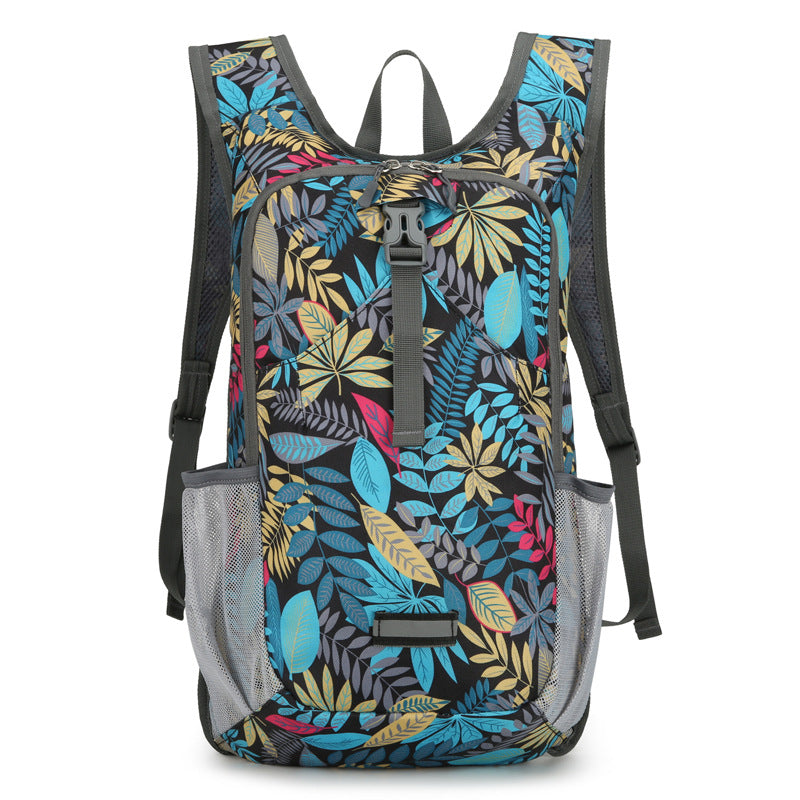 Outdoor folding backpack New cycling bag Foldable casual men's and women's sports bag European and American outdoor mountaineering bag Ultra light