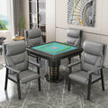 Casual mahjong chair backrest for home use, plaid computer chair for long sitting, mahjong machine chair set of four