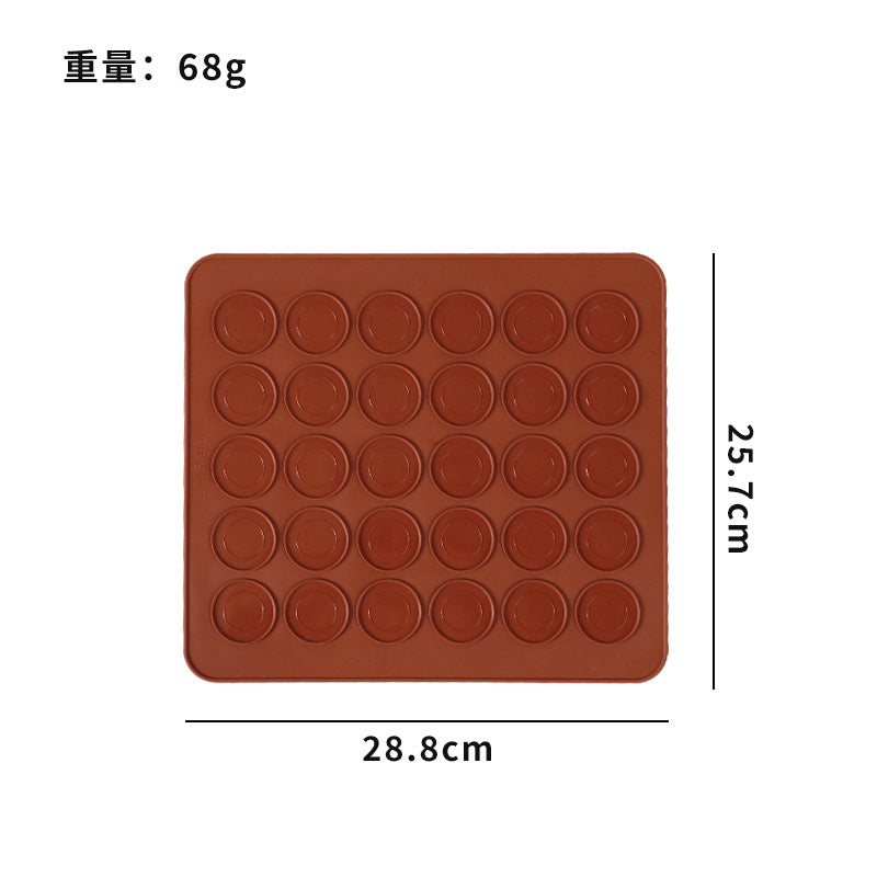 macaron baking mat chocolate cookie mold cake mold ice cream candy food grade silicone mold