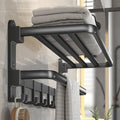 Towel rack, no punching required, bathroom, shower room, bathroom storage rack, toilet, foldable towel rack, hanging rack for home