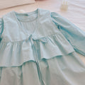 Girls' shirt dress - new spring/autumn collection - stylish princess dress for little girls - pure cotton skirt - solid color, cute for babies