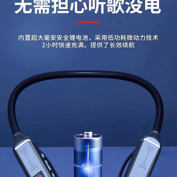 [Liu Fenghong recommends super long battery life of the same style] Sports true wireless Bluetooth headset 2024 new neck type