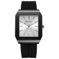 New arrival cross-border hot-selling silicone strap men's watch, foreign trade bestseller, quartz fashion wristwatch, wholesale