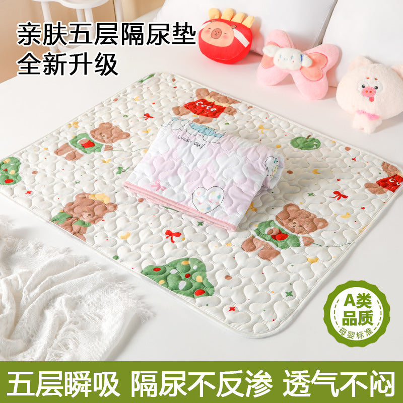 Baby changing pad, class a mother & baby grade waterproof breathable washable, large size baby bed sheet, menstrual pad, period pad