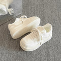 Campus style thick-soled sneakers for women 2026new arrivalspringwhite shoes for women's shoes easiest for match student bread shoes trendy shoes