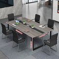 Modern simple conference bench table company negotiation office desk employee training bench workstation meeting table