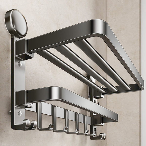 Suction cup, bath towel rack, toilet rack, bathroom non-punching wall hanging, suction cup non-marking toilet hanger storage