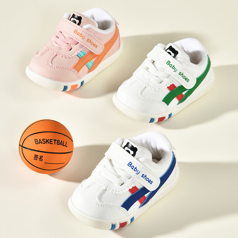 Toddler shoes for baby boys 0-1-3 years old, autumn/winter infant and toddler shoes for baby girls, soft sole non-slip, fleece-lined, extra thick cotton shoes