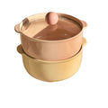 Double-eared bowl ceramic instant noodle bowl with lid special bowl for dormitory student large soup bowl for home one-person large-capacity bowl