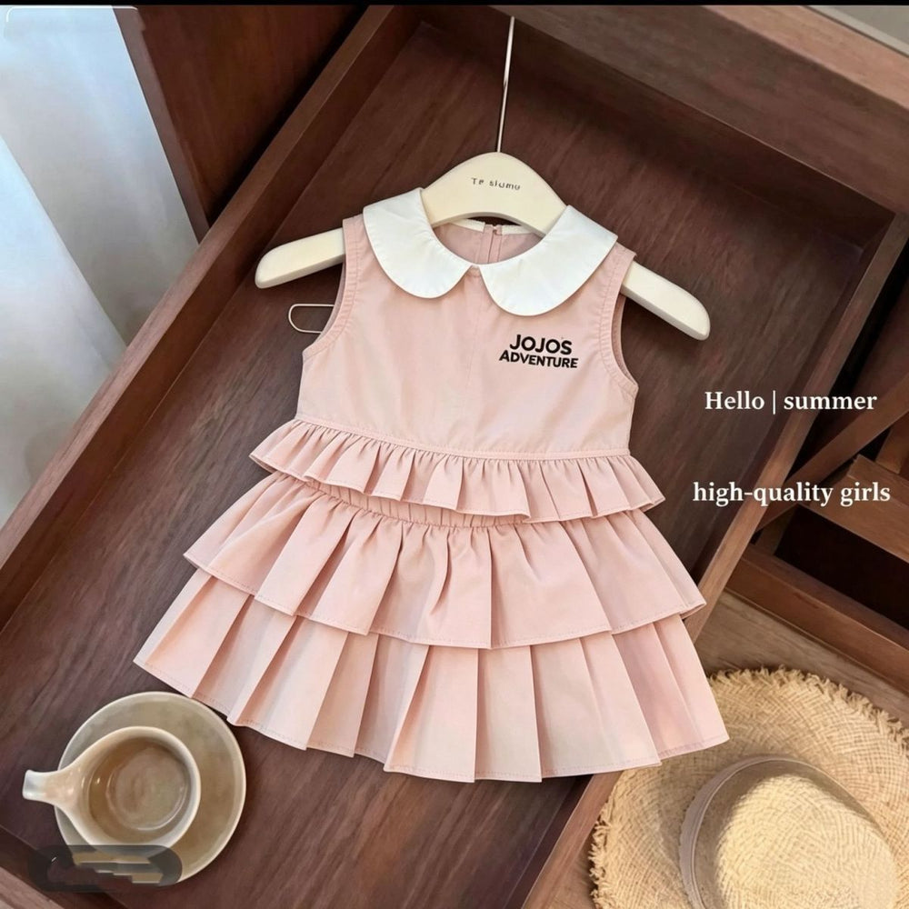 Girls' summer outfit set : new stylish summer clothes for baby girls, lightweight and trendy summer fashion for kids