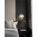 Bedside chandelier normcoreaccessible luxuryclassy crystal hanging lamp bedroom bedside small chandelier popular entrance chandelier