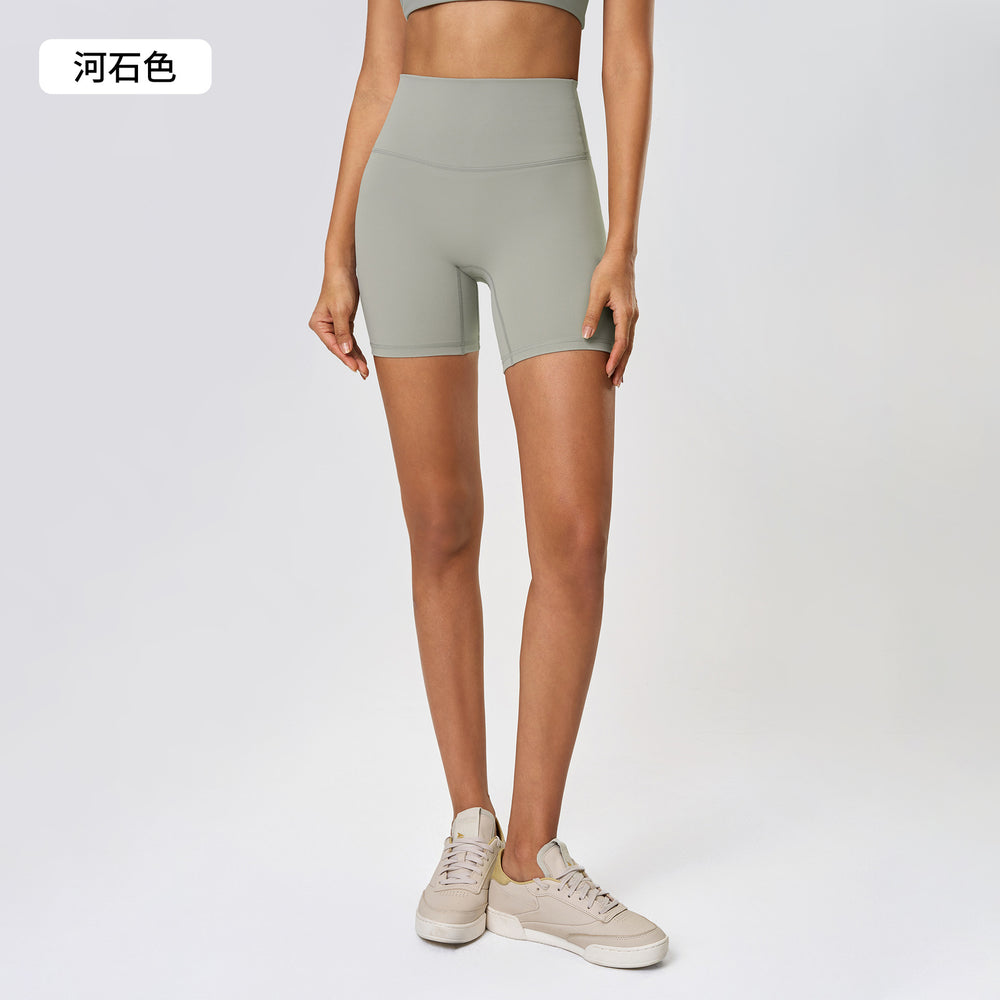 New arrival: seamless, barely-there yoga shorts - double-sided brushed, compression fit, workout & fitness capri leggings for women (model: dk067)