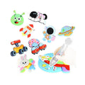 Kids' diy bead dotting pen cartoon astronaut pvc sticker educational toy wholesale mini box set (boys & girls)