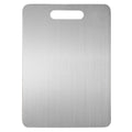 316 stainless steel thickened antibacterial and anti-mold double-sided 304 cutting board - household kitchen fruit chopping board, large rolling board