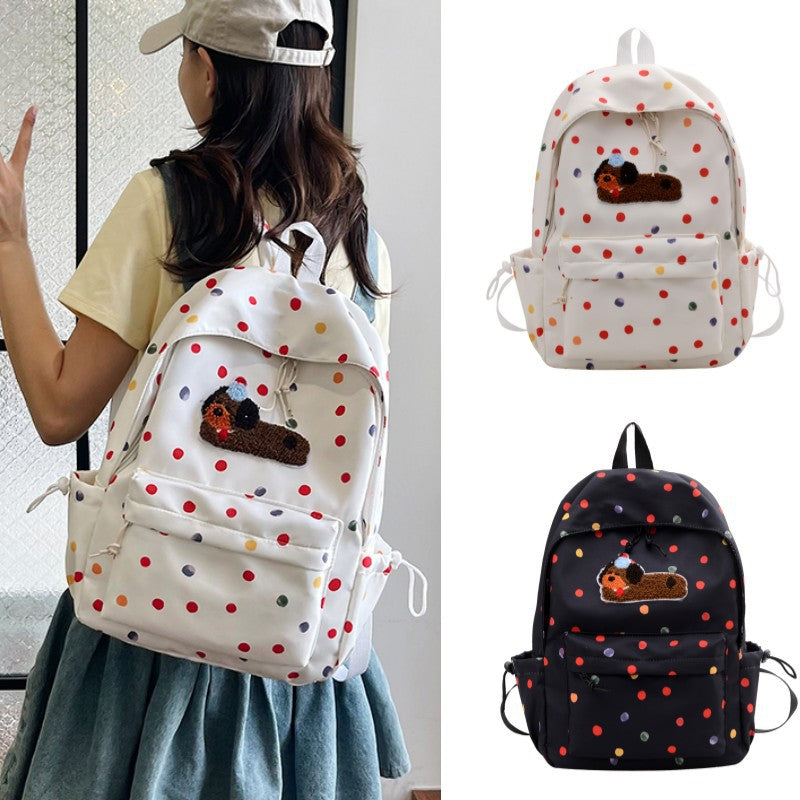 New small fresh backpack simple and fashionable primary and secondary school students large capacity junior high school student schoolbag leisure travel backpack