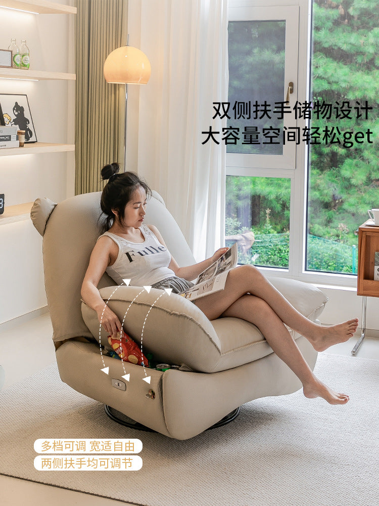 Electric multifunctional massage recliner lazy chair first class single living room sofa rotate rocking chair electric adjustable