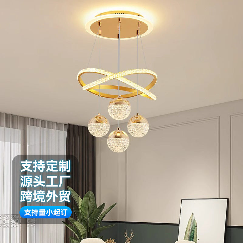 Led restaurant pendant light - modern minimalist dining room lamp - home kitchen creative bar counter light - zhongshan lighting - living room lighting fixture